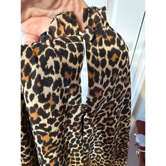 J Crew Leonard puff-sleeve top in cotton poplin Size L J6080 - Picture 4 of 8